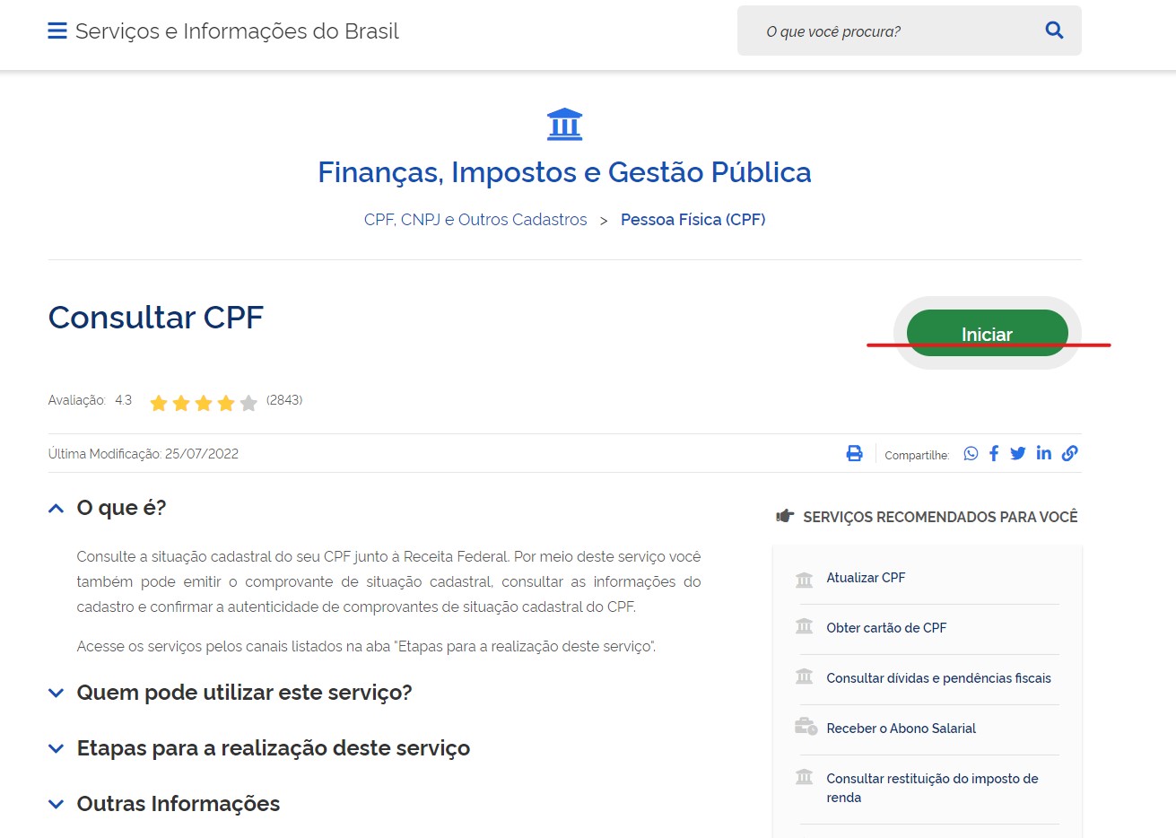 Aprenda Passo A Passo Como Consultar CPF Na Receita Federal